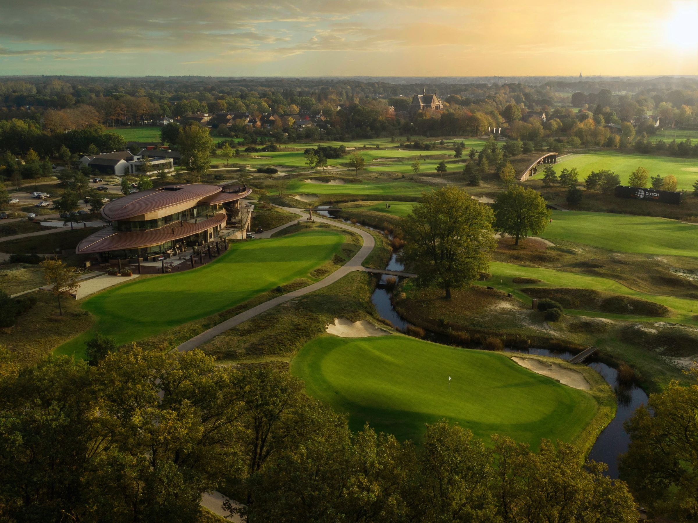 Heide en fairway op Bernardus Golf